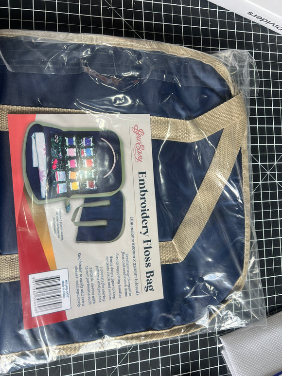 Sew Easy Embroidery Floss Bag and sleeves Crafteethreads