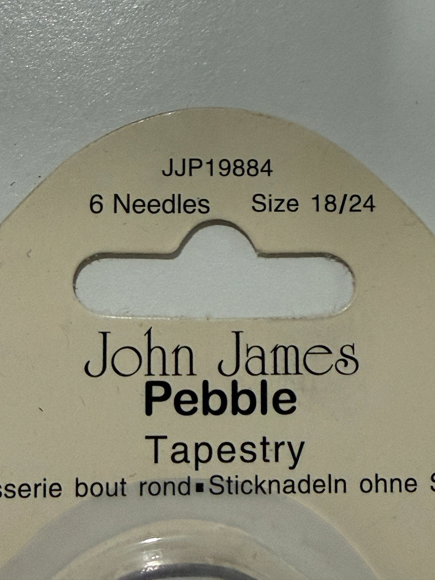 John James Pebble Cross stitch needles