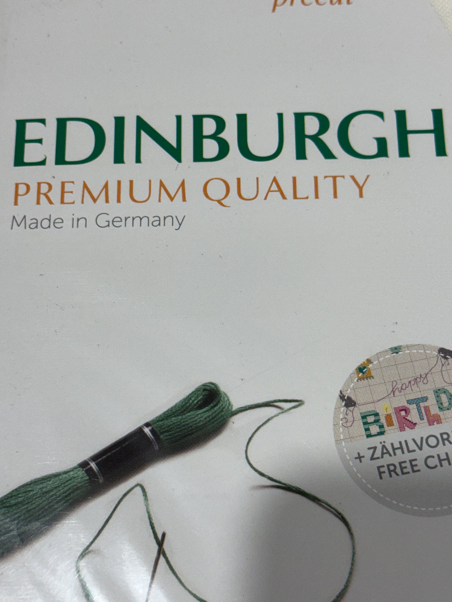 36 COUNT ZWEIGART 36  PRE CUT  EDINBURGH LINEN grey spots