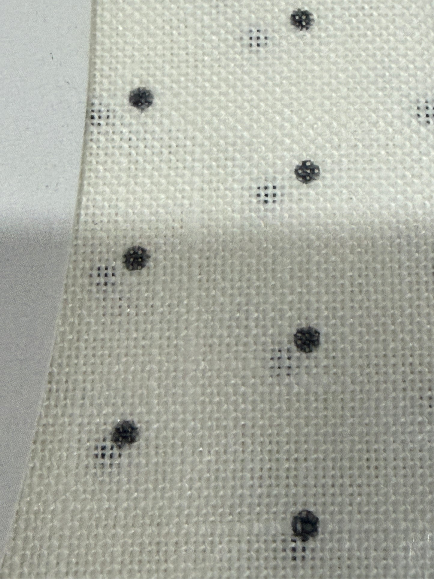 36 COUNT ZWEIGART 36  PRE CUT  EDINBURGH LINEN grey spots