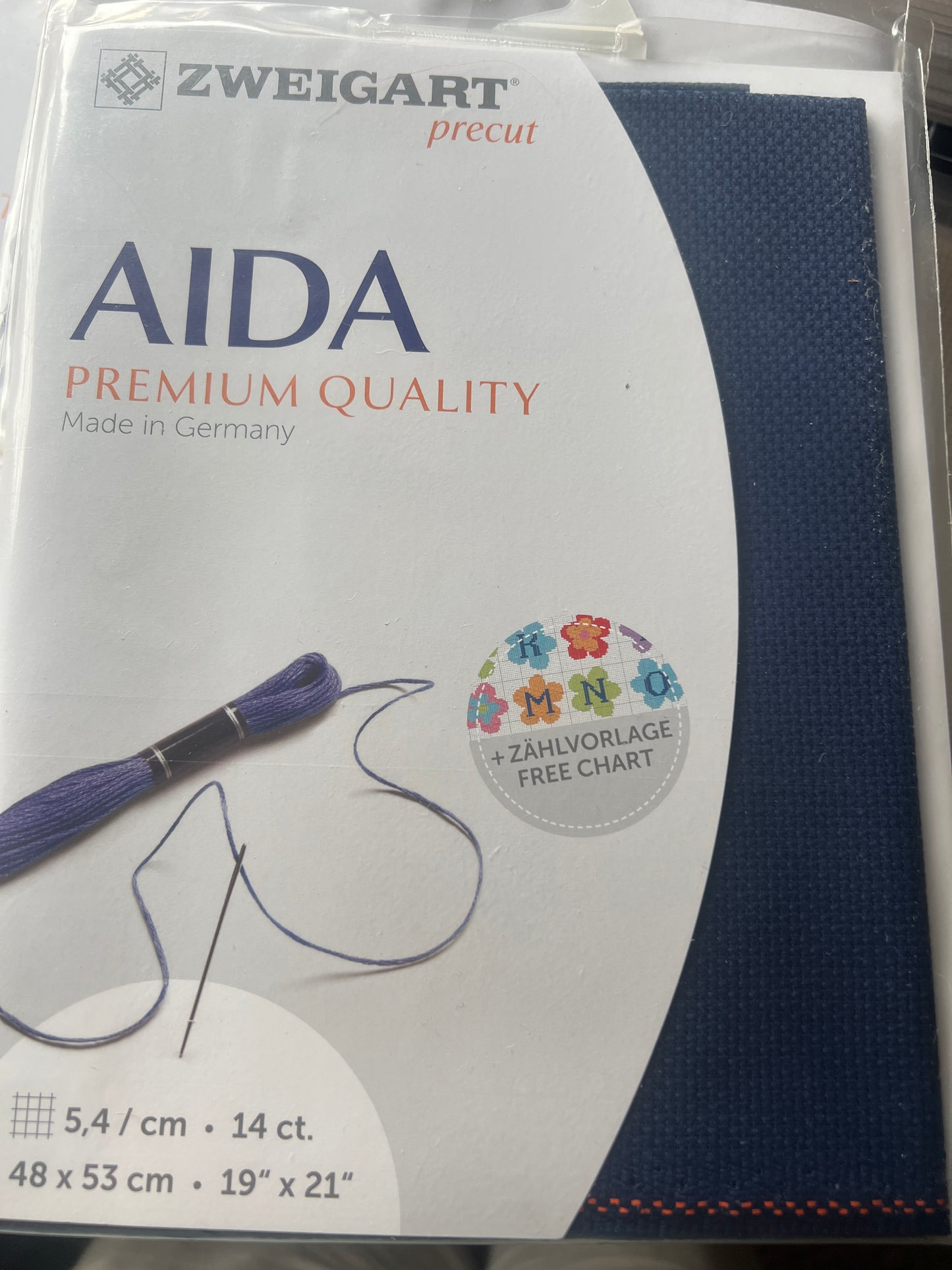CLEARANCE PRECUT Zweigart Aida 14 count assorted colors