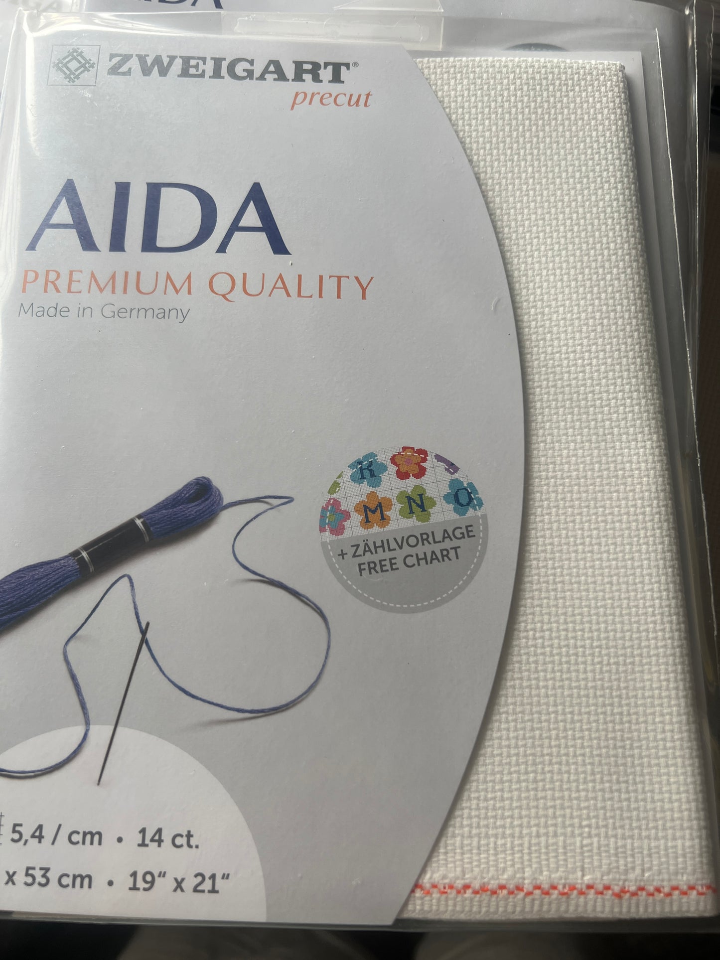 CLEARANCE PRECUT Zweigart Aida 14 count assorted colors