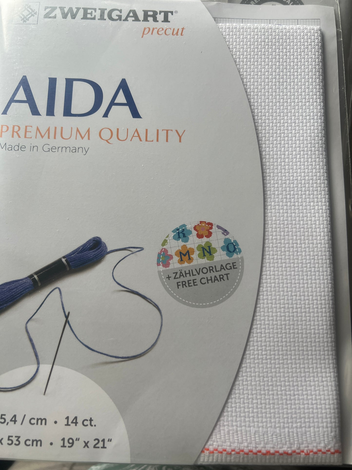 CLEARANCE PRECUT Zweigart Aida 14 count assorted colors