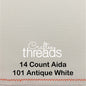 14 COUNT ZWEIGART AIDA ANTIQUE WHITE (!01)