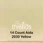 14 COUNT ZWEIGART AIDA PALE YELLOW (2030)