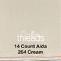 14 COUNT ZWEIGART AIDA CREAM (264)