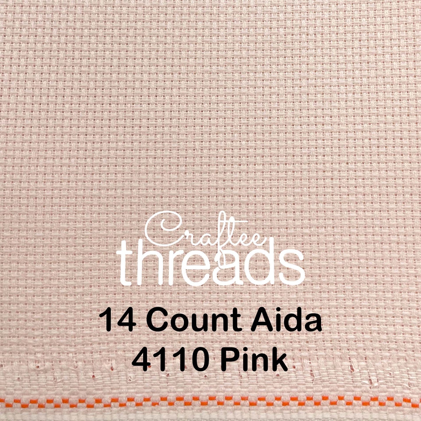14 COUNT ZWEIGART AIDA PINK (4110)