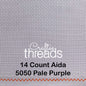 14 COUNT ZWEIGART AIDA PALE LAVENDER (5050)