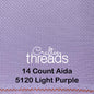 14 COUNT ZWEIGART AIDA LIGHT LAVENDER (5120)