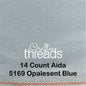 14 COUNT ZWEIGART AIDA OPALESCENT BLUE (5169)
