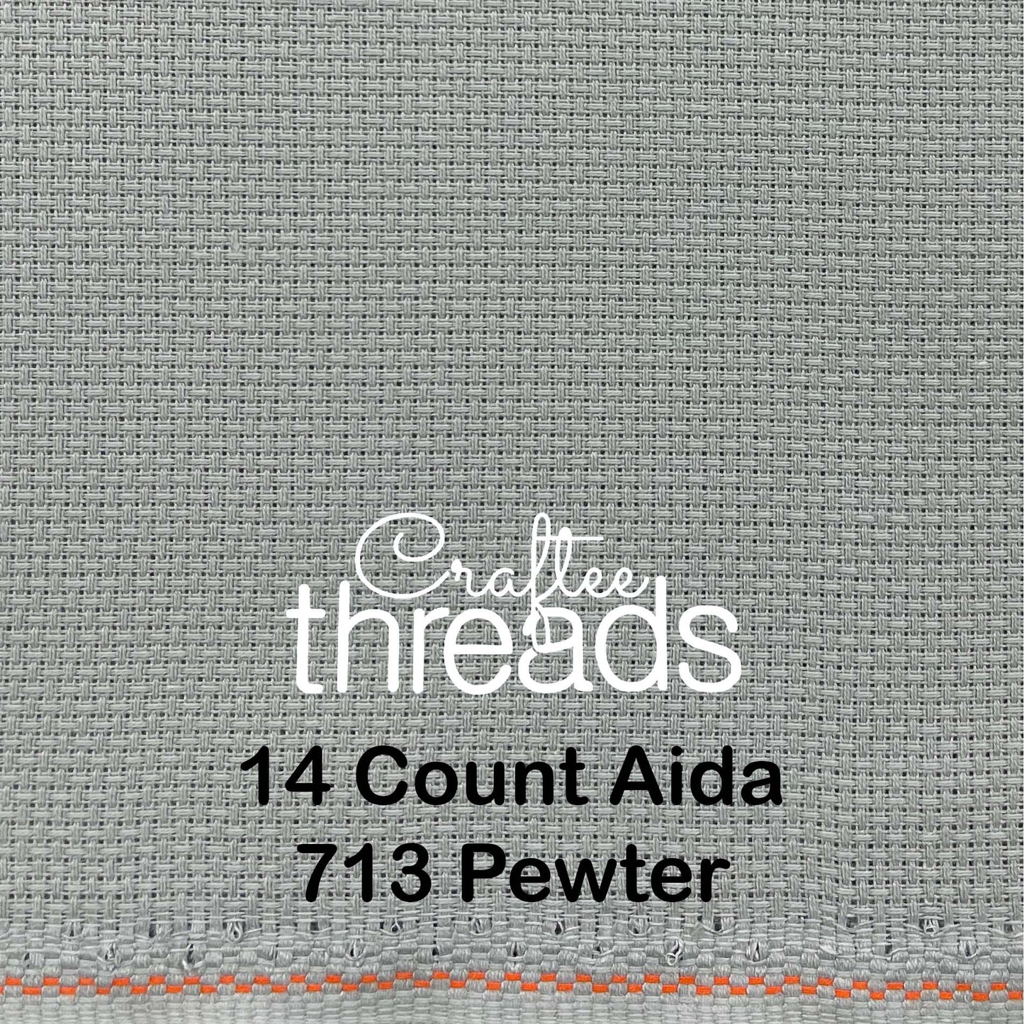14 COUNT ZWEIGART AIDA PEWTER (713)