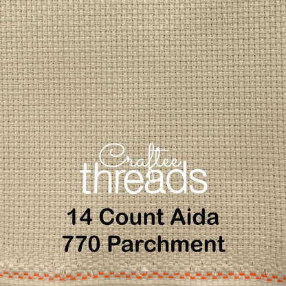 14 COUNT ZWEIGART AIDA PARCHMENT (770)