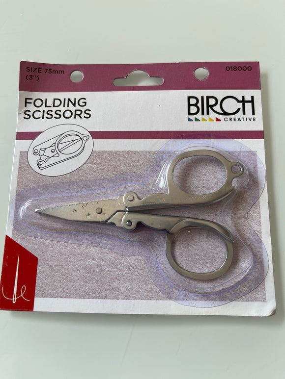 Birch small folding scissors