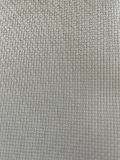 22 COUNT ZWEIGART SULTA AIDA/ HARDANGER ANTIQUE WHITE (101)